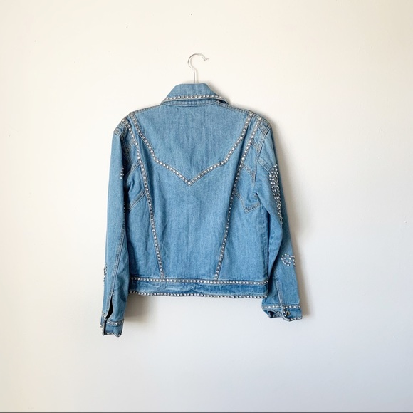 Understand Leather Studded Denim Jacket - Picture 4 of 6
